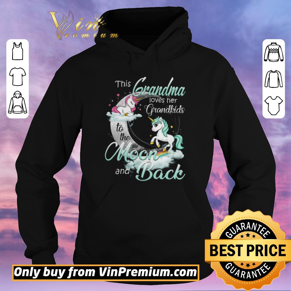 972e683b nice funny awesome unicorn this grandma loves her grandkids to the moon and back shirt sweater 4 - Nice Funny Awesome Unicorn This Grandma Loves Her Grandkids To The Moon And Back shirt sweater