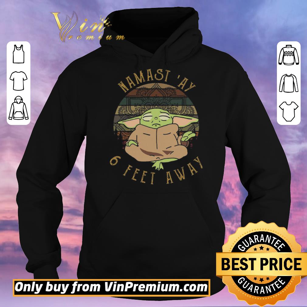 99195a0d hot baby yoda namast ay 6 feet away vintage shirt sweater 4 - Hot Baby Yoda Namast Ay 6 Feet Away Vintage shirt sweater