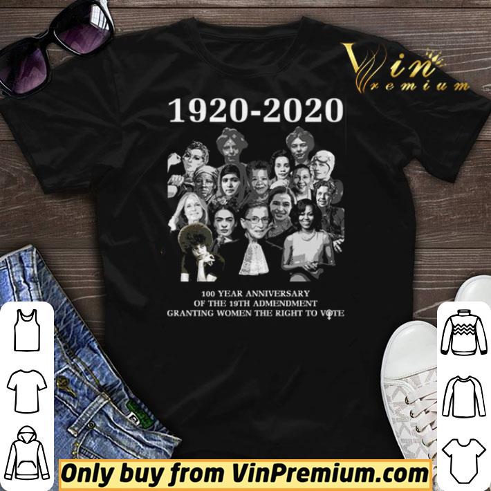1920 – 2020 100 Year anniversary of the 19th Amendment granting shirt sweater