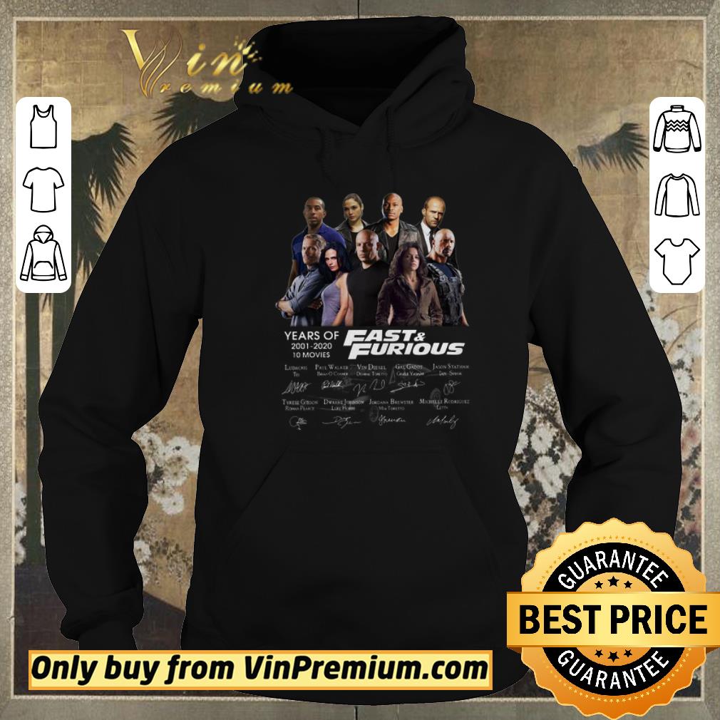 9d2b11f8 pretty 19 years of fast and furious 2001 2020 10 movies signature shirt sweater 4 - Pretty 19 Years Of Fast And Furious 2001 2020 10 Movies Signature shirt sweater