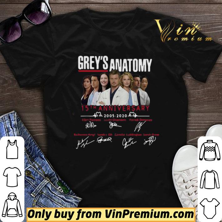 Grey’s Anatomy 15th anniversary 2005 2020 shirt sweater