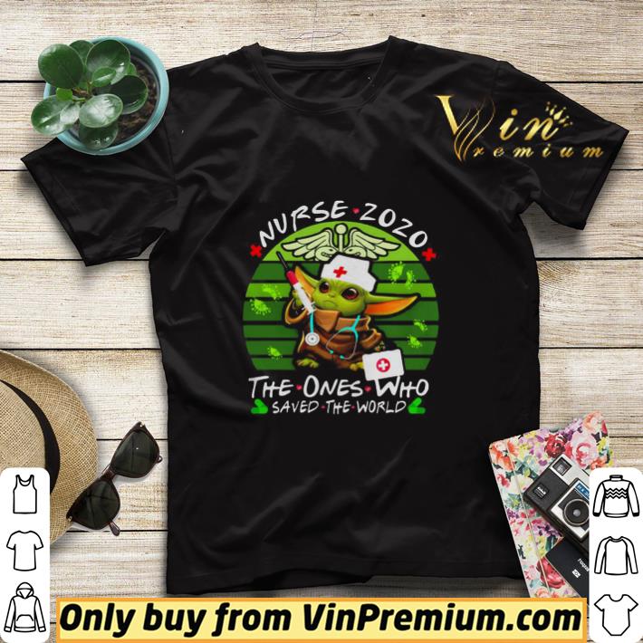 a4373f3d baby yoda nurse 2020 the ones who saved the world vintage shirt sweater 4 - Baby Yoda nurse 2020 the ones who saved the world vintage shirt sweater
