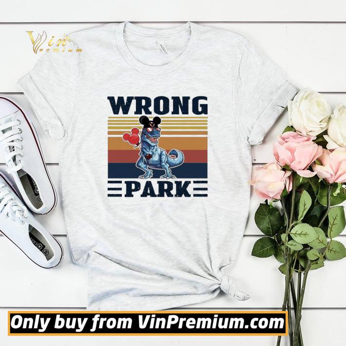 Dinosaur T Rex Mickey Wrong Park Vintage shirt sweater b4bcac74 dinosaur t rex mickey wrong park vintage shirt sweater 4 - Dinosaur T Rex Mickey Wrong Park Vintage shirt sweater