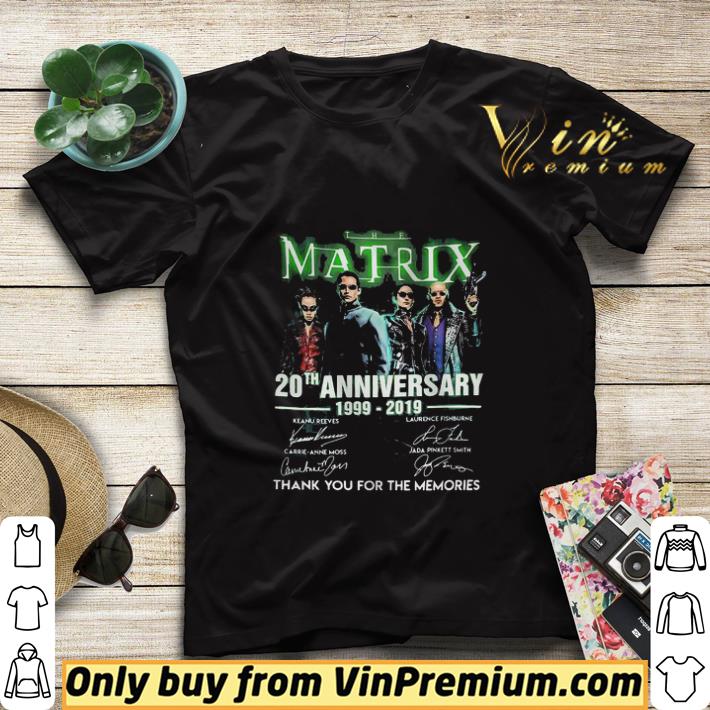 bbbb119f the matrix 20th anniversary 1999 2019 thank you for the memories signatures shirt sweater 4 - The matrix 20th anniversary 1999 2019 thank you for the memories signatures shirt sweater
