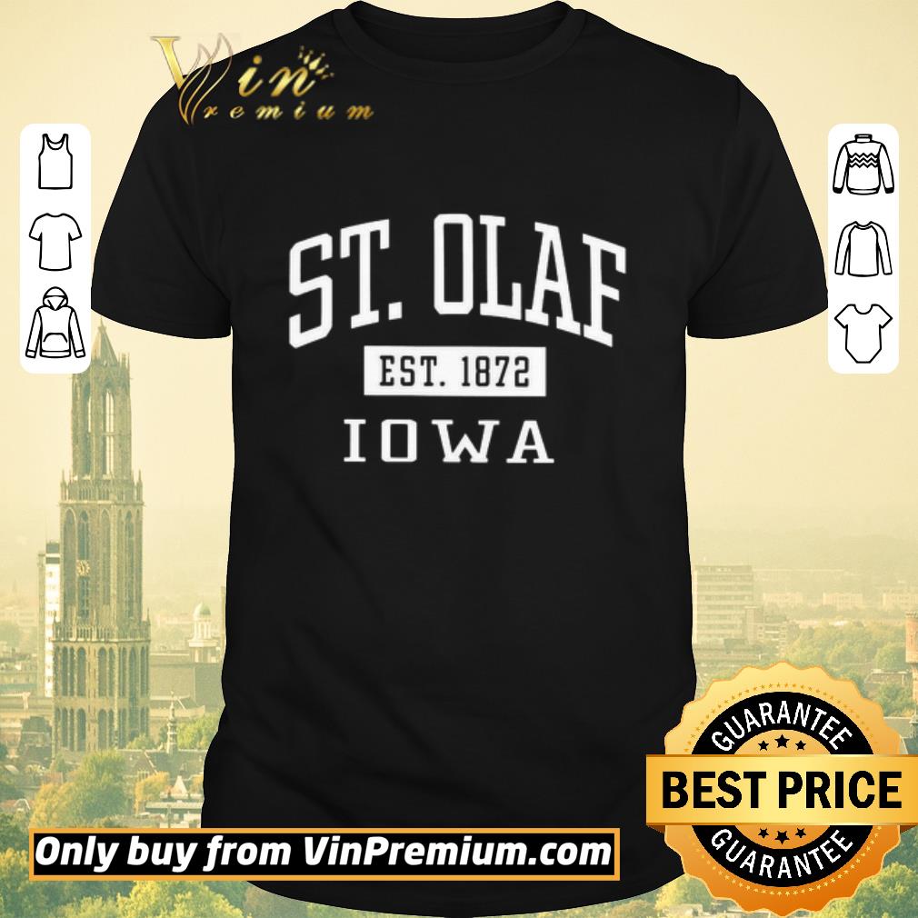 Top St. Olaf Est 1872 Iowa shirt sweater