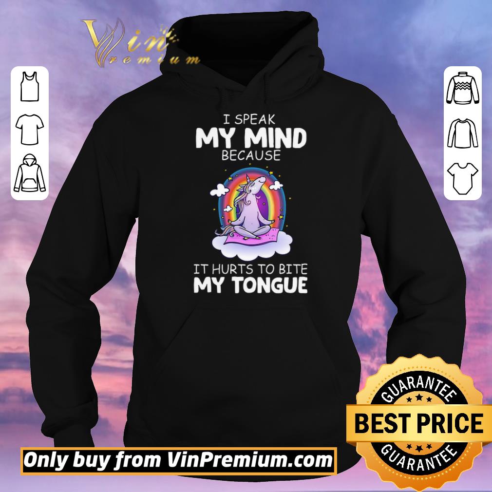 c7f3d0c9 hot unicorn yoga i speak my mind because it hurts to bite my tongue shirt sweater 4 - Hot Unicorn Yoga I Speak My Mind Because It Hurts To Bite My Tongue shirt sweater