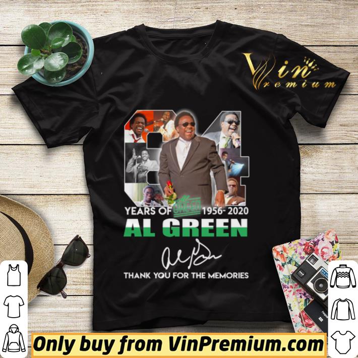 c94ff658 64 al green years of 1965 2020 thank you for the memories signature shirt sweater 4 - 64 Al Green years of 1965-2020 thank you for the memories signature shirt sweater