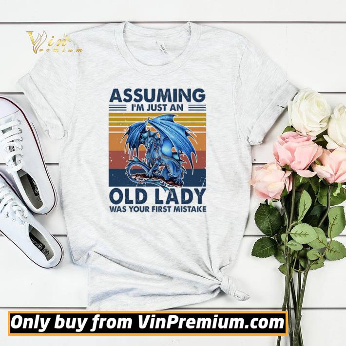 c9e3318d awesome vintage dragon assuming i m just an old lady was your first mistake shirt sweater 4 - Awesome Vintage dragon assuming I’m just an old lady was your first mistake shirt sweater