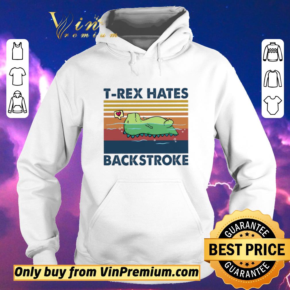 ca19e983 top swimming t rex hates backstroke vintage shirt sweater 4 - Top Swimming T Rex Hates Backstroke Vintage shirt sweater