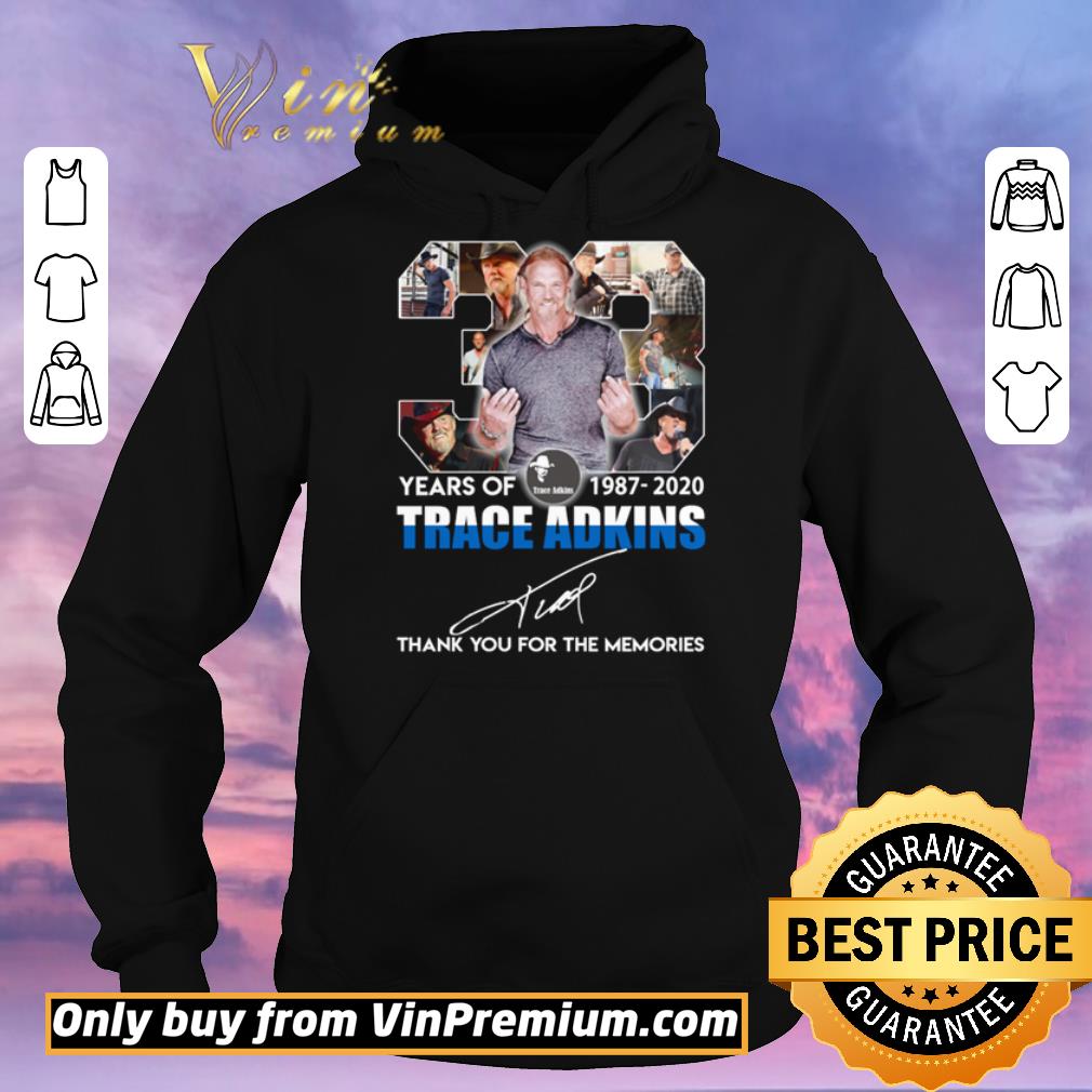 Nice Funny 33 Years of Trace Adkins 1987 2020 signature thank you for the memories shirt sweater d609835d nice funny 33 years of trace adkins 1987 2020 signature thank you for the memories shirt sweater 4 - Nice Funny 33 Years of Trace Adkins 1987 2020 signature thank you for the memories shirt sweater