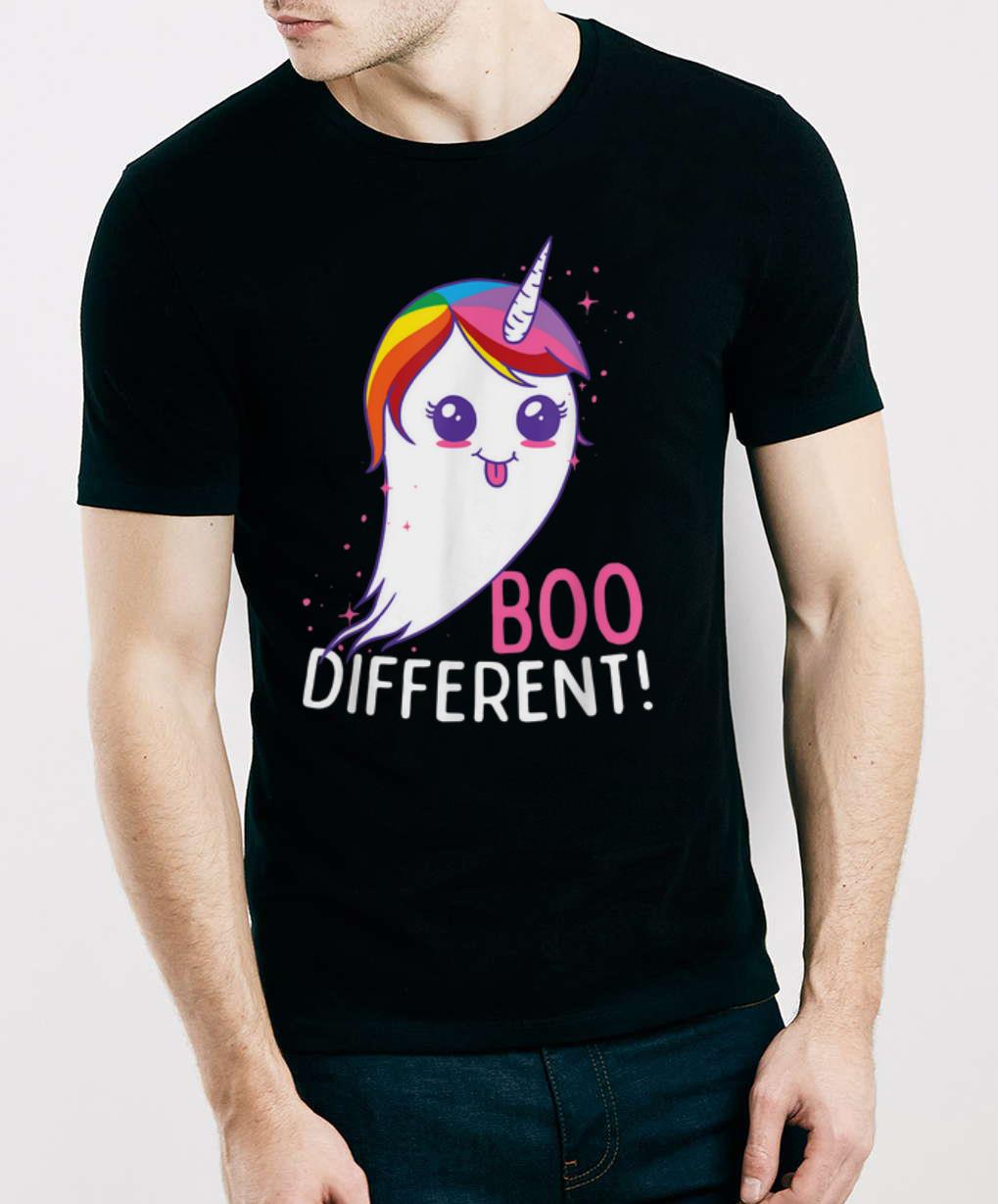 Awesome Gay Unicorn Ghost BOO Different LGBT Halloween Pun Shirt Awesome Gay Unicorn Ghost BOO Different LGBT Halloween Pun Shirt