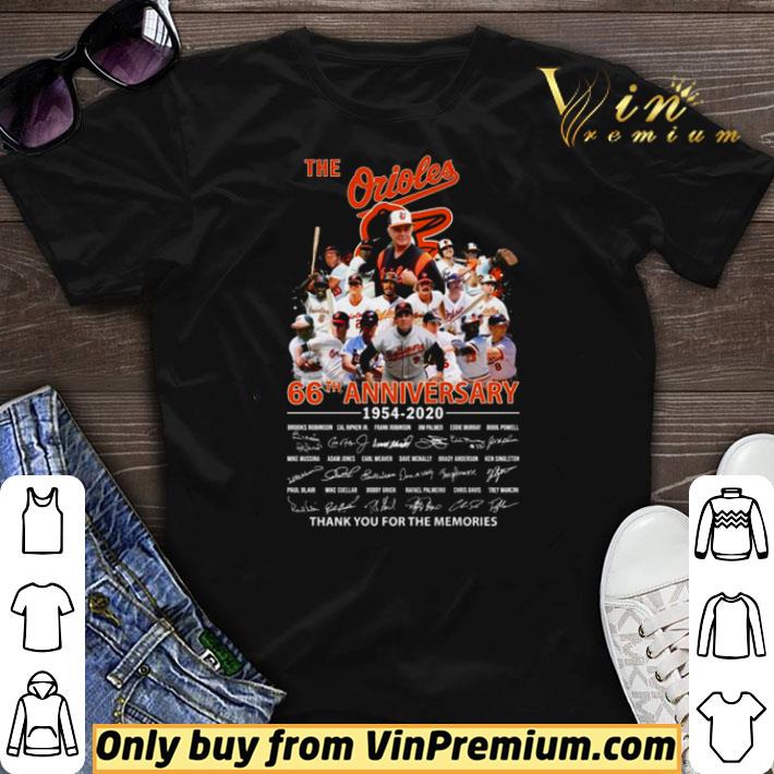 Baltimore Orioles 66th anniversary thank you for the memories shirt sweater