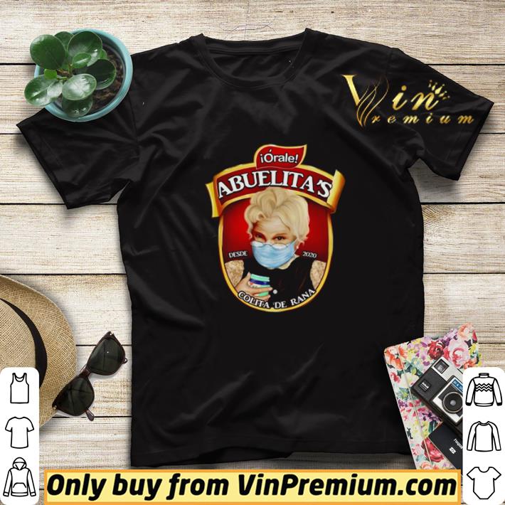 ddc99ab8 orale abuelita s colita de rana shirt sweater 4 - Orale Abuelita’s Colita De Rana shirt sweater
