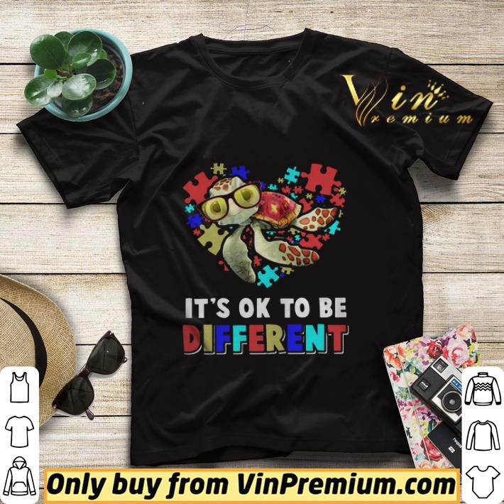 Turtle Autism Its Ok To Be Different shirt sweater edf38e38 turtle autism its ok to be different shirt sweater 4 - Turtle Autism Its Ok To Be Different shirt sweater