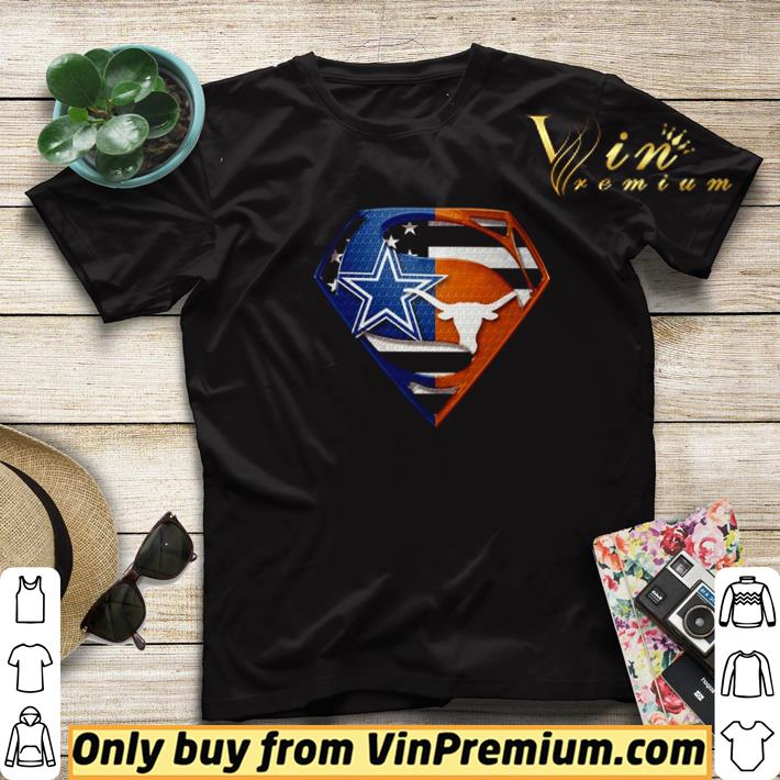 f15e4fd1 superman dallas cowboys vs texas longhorns shirt sweater 4 - Superman Dallas Cowboys vs Texas Longhorns shirt sweater