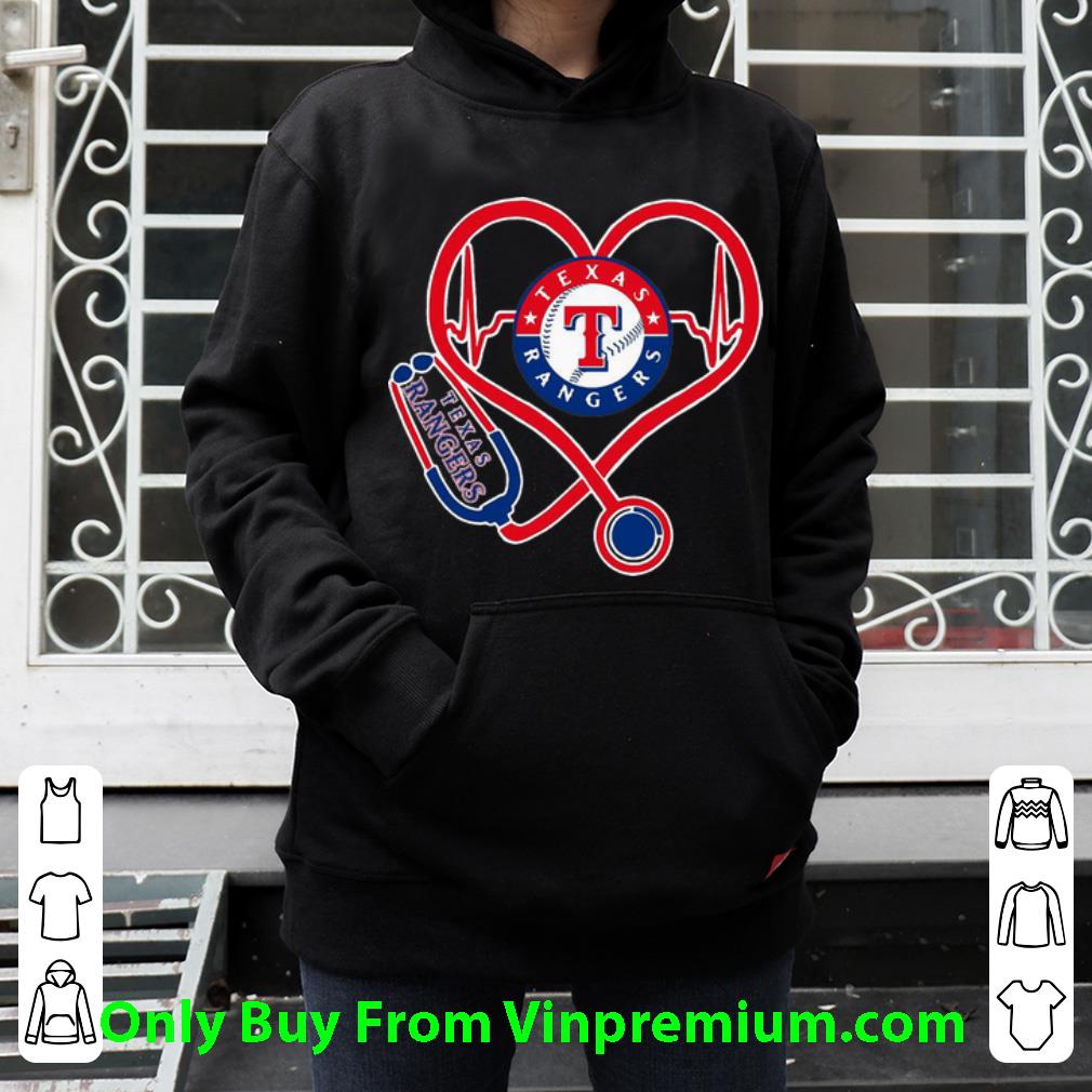 f6cfc69f awesome texas rangers heartbeat nurse stethoscope shirt 4 - Awesome Texas Rangers Heartbeat Nurse Stethoscope shirt