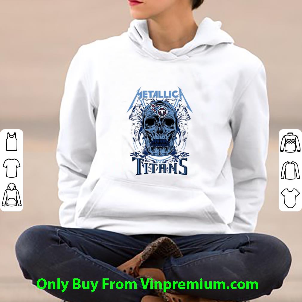 f73ff911 pretty skull metallica and tennessee titans shirt 4 - Pretty Skull Metallica And Tennessee Titans shirt