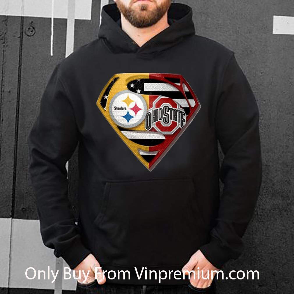 fda1c326 hot superman pittsburgh steelers and ohio state shirt 4 - Hot Superman Pittsburgh Steelers And Ohio State shirt