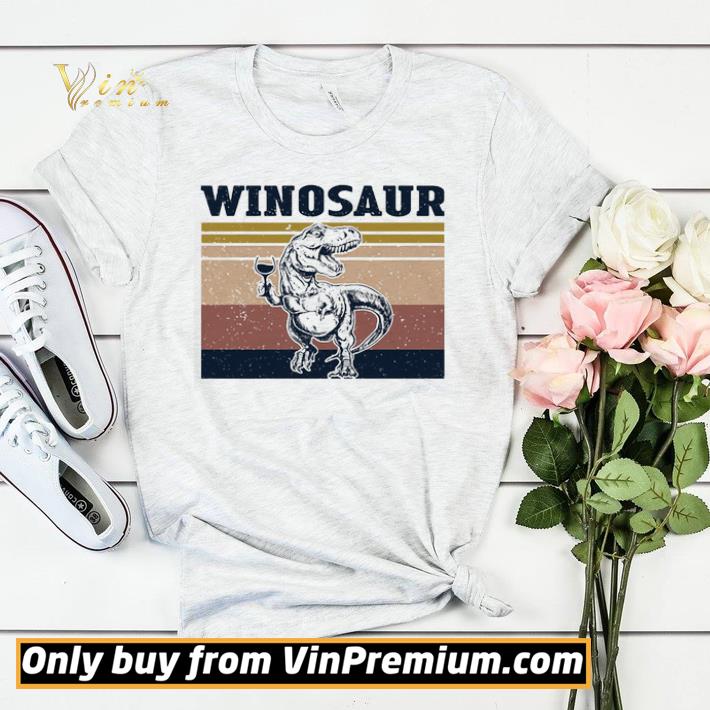 ff3dbf07 winosaur drinking wine vintage shirt sweater 4 - Winosaur drinking wine vintage shirt sweater