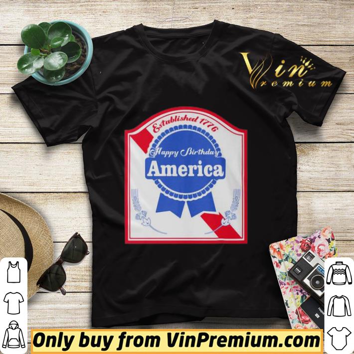 004b2229 established 1776 happy birthday america flag shirt sweater 4 - Established 1776 happy birthday america flag shirt sweater