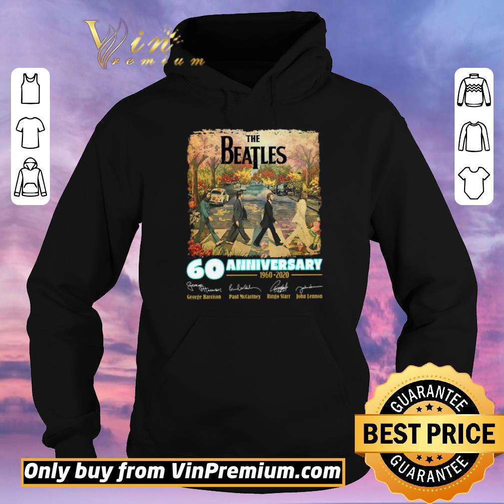 009895da awesome the beatles 60 anniversary 1960 2020 signatures shirt sweater 4 - Awesome The Beatles 60 Anniversary 1960 2020 Signatures shirt sweater