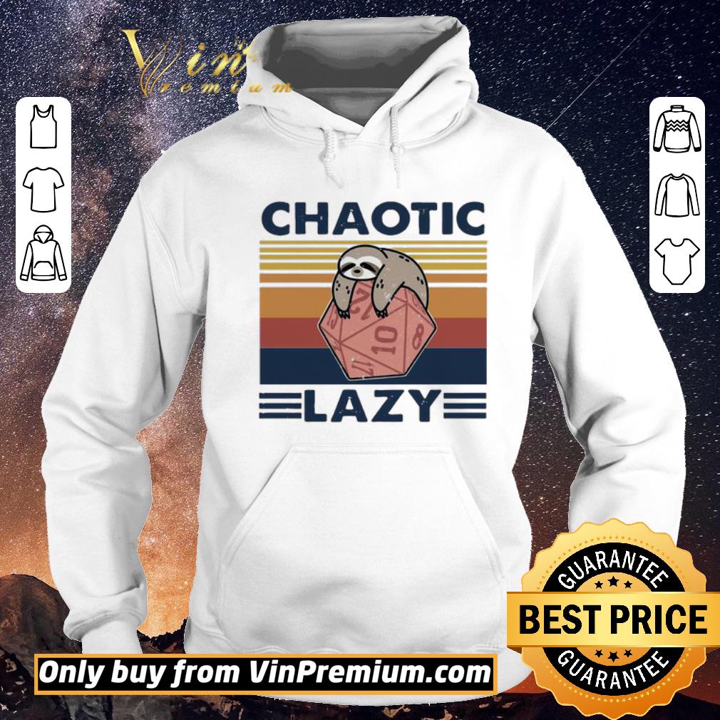 04f74842 awesome sloth chaotic lazy vintage shirt sweater 4 - Awesome Sloth Chaotic Lazy Vintage shirt sweater