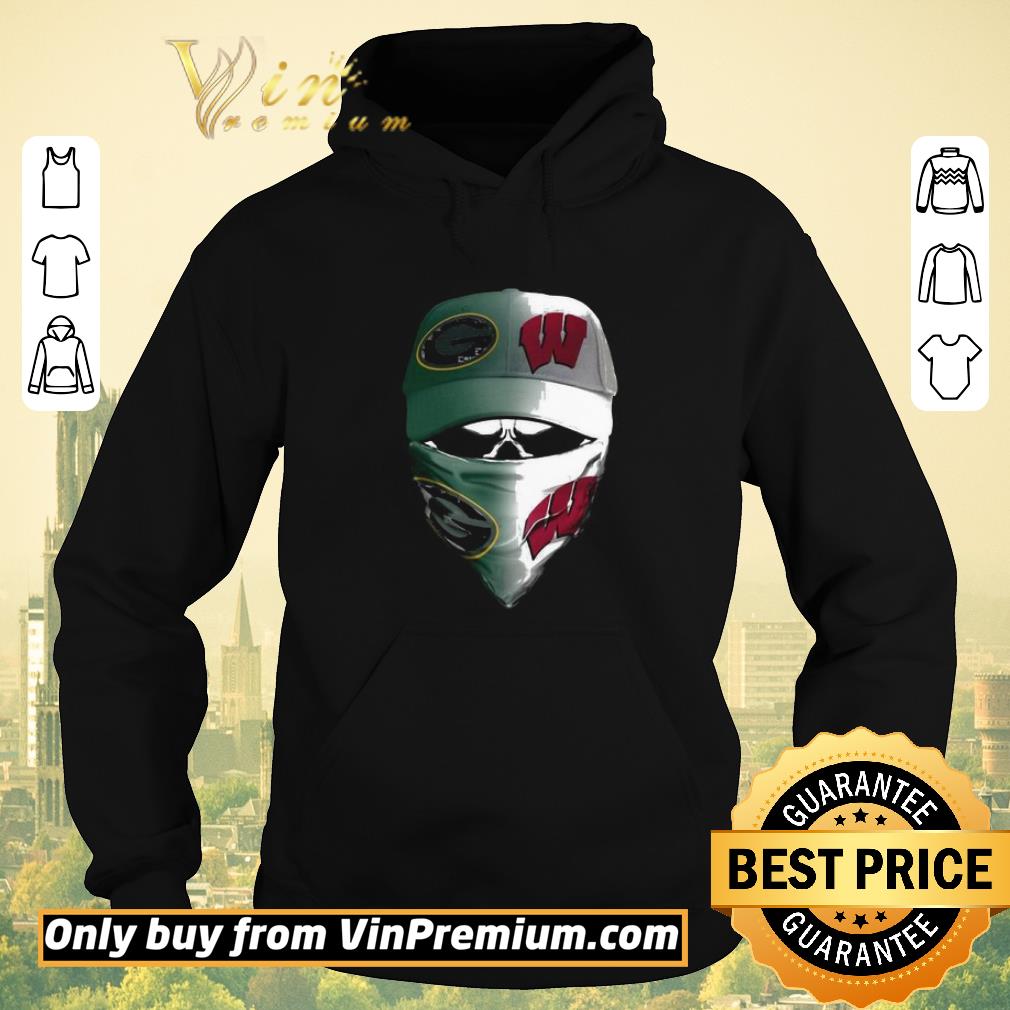 Awesome Skull mask green bay packers and wisconsin badgers shirt sweater 05b721f3 awesome skull mask green bay packers and wisconsin badgers shirt sweater 4 - Awesome Skull mask green bay packers and wisconsin badgers shirt sweater
