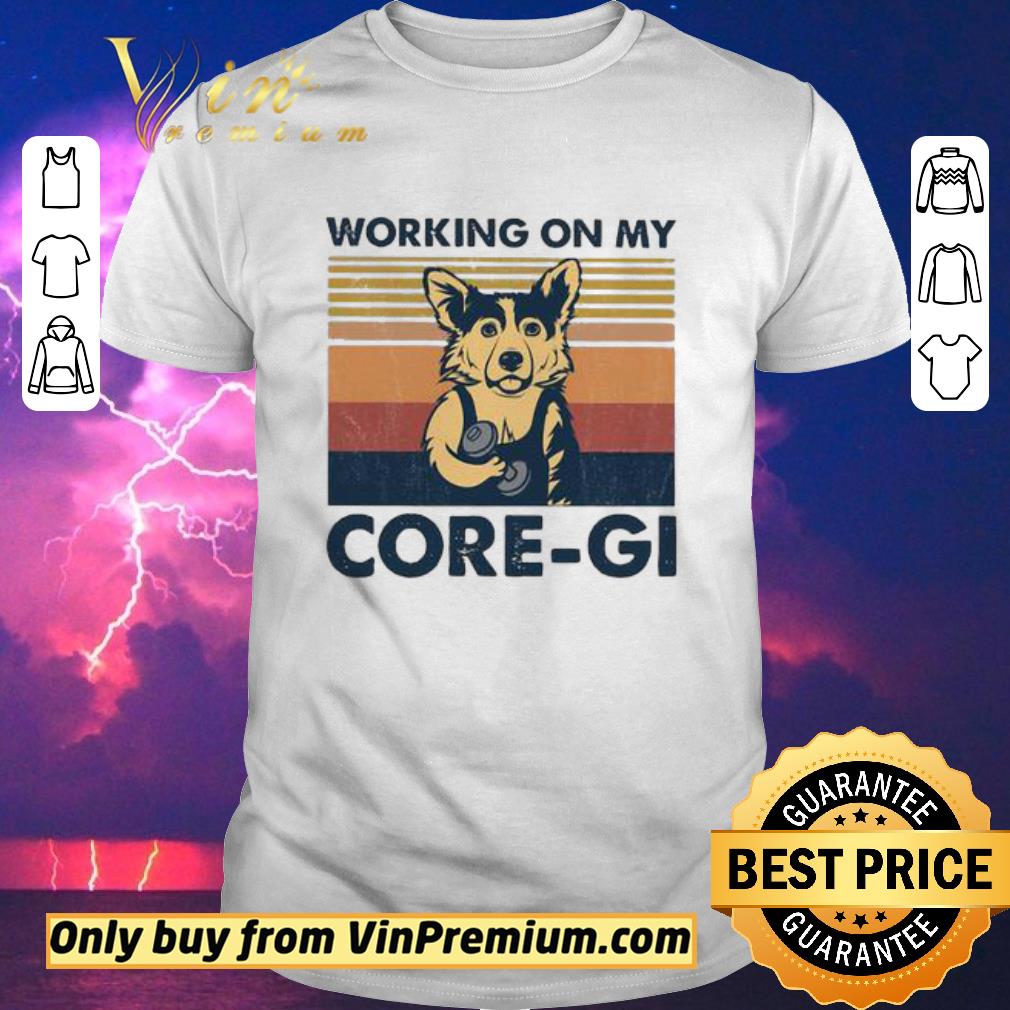 Hot Working on my Core-Gi vintage shirt sweater