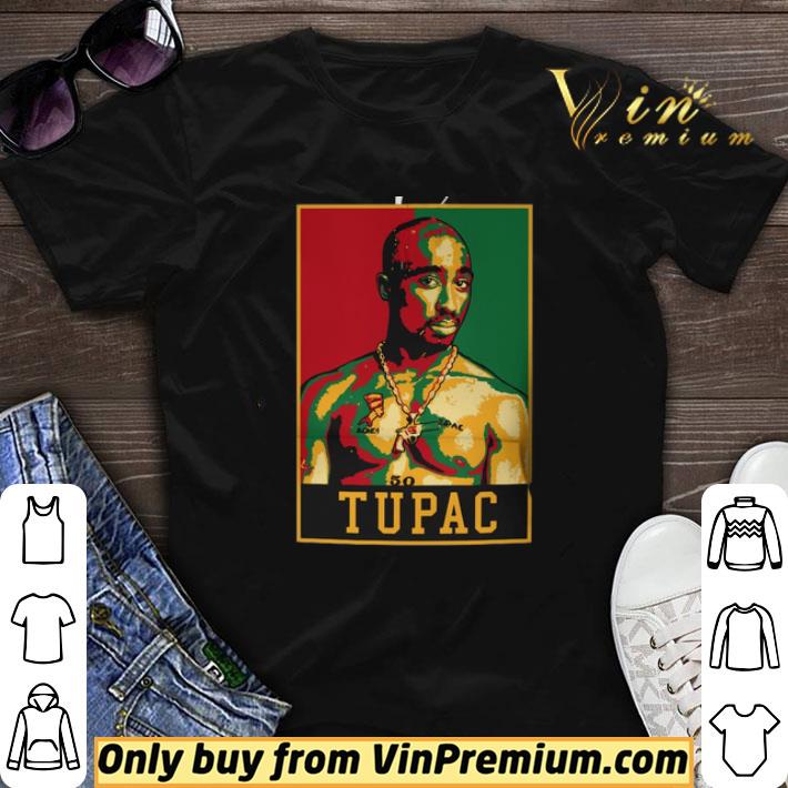 Tupac Retro African Flag shirt sweater