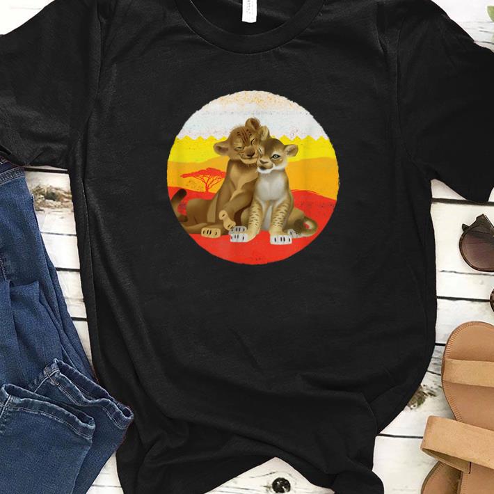 Nice Disney Lion King Live Action Young Simba And Nala Shirt