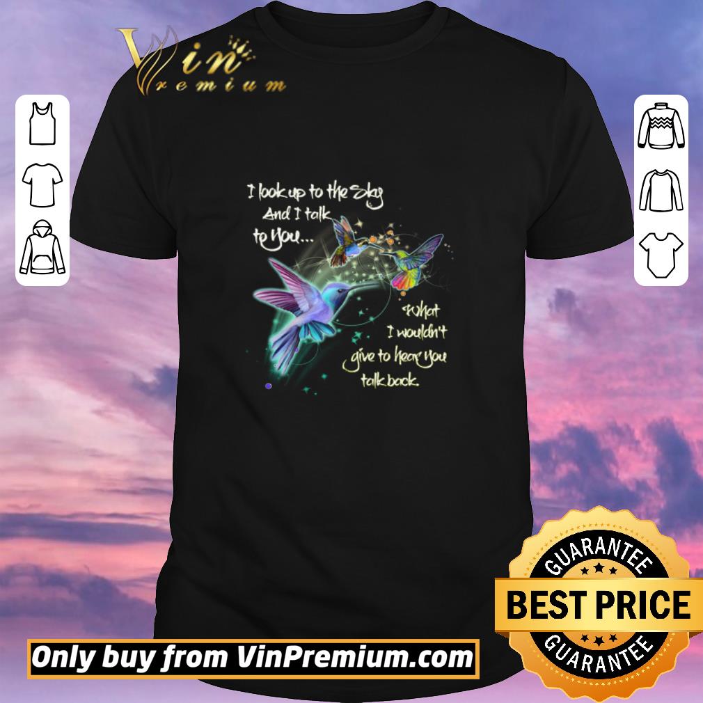 Original Hummingbird I Took Up To The Sky And I Talk To You What I Wouldn’t shirt sweater
