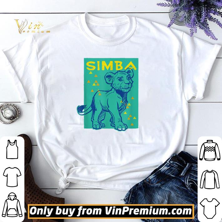Disney The Lion King Live Action Simba Triangles shirt sweater