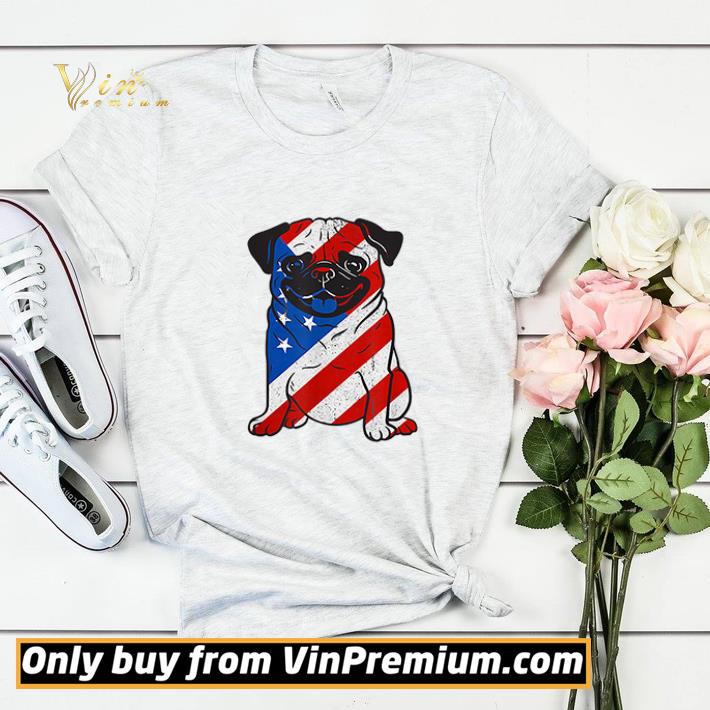 1edf4b54 pug american flag fourth of july patriotic shirt sweater 4 - Pug American Flag Fourth Of July Patriotic shirt sweater