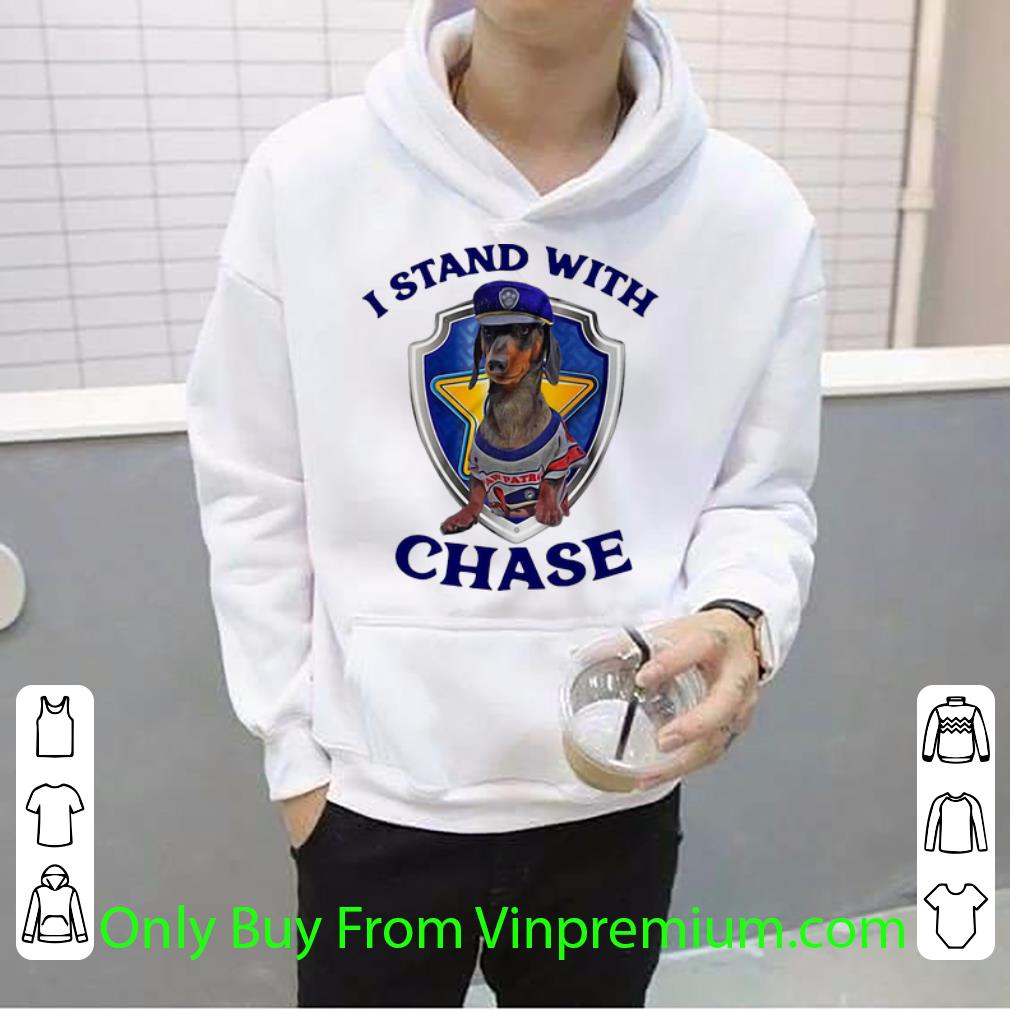 1efd9637 premium dachshund police i stand with chase shirt 4 - Premium Dachshund Police I Stand With Chase shirt