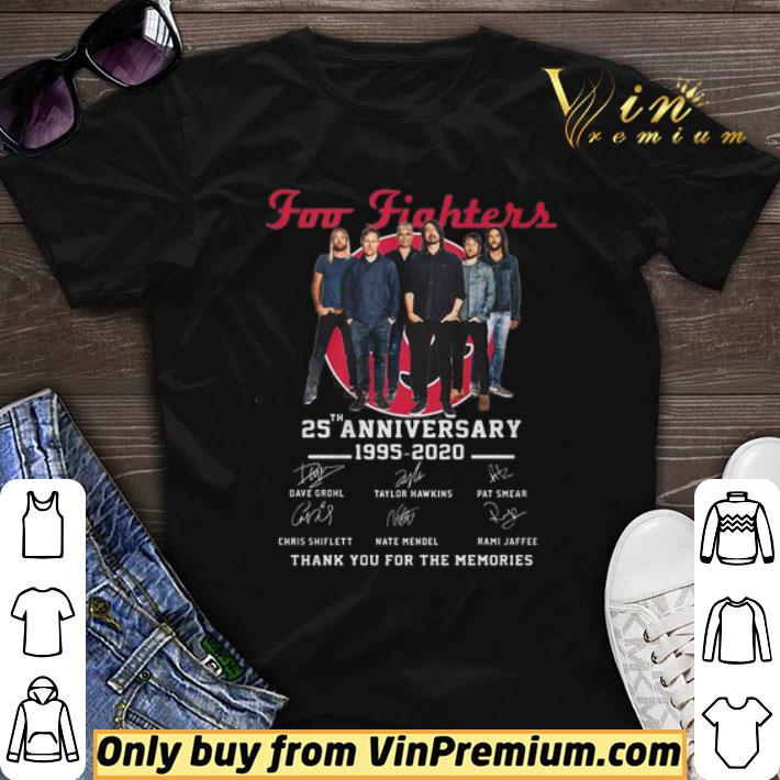 Foo Fighters 25th Anniversary 1995 2020 Thank You For The Memories shirt sweater