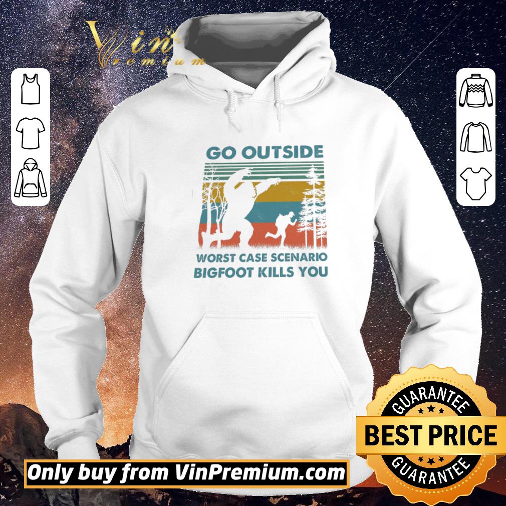 1f8a31e7 nice go outside worst case scenario bigfoot kills you vintage shirt sweater 4 - Nice Go Outside Worst Case Scenario Bigfoot Kills You Vintage shirt sweater
