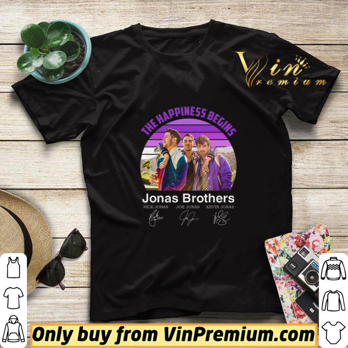 2306967f the happiness begins jonas brothers signature shirt sweater 4 - The Happiness Begins Jonas Brothers Signature shirt sweater
