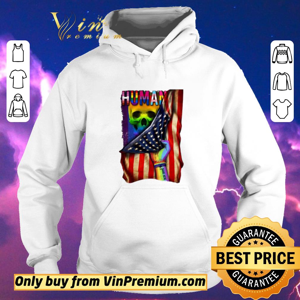 234fd26e funny lgbt american flag back human skull shirt 4 - Funny LGBT American Flag Back Human Skull shirt