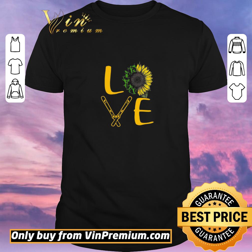 Original Love Skiing Is My Life Sunflower shirt sweater