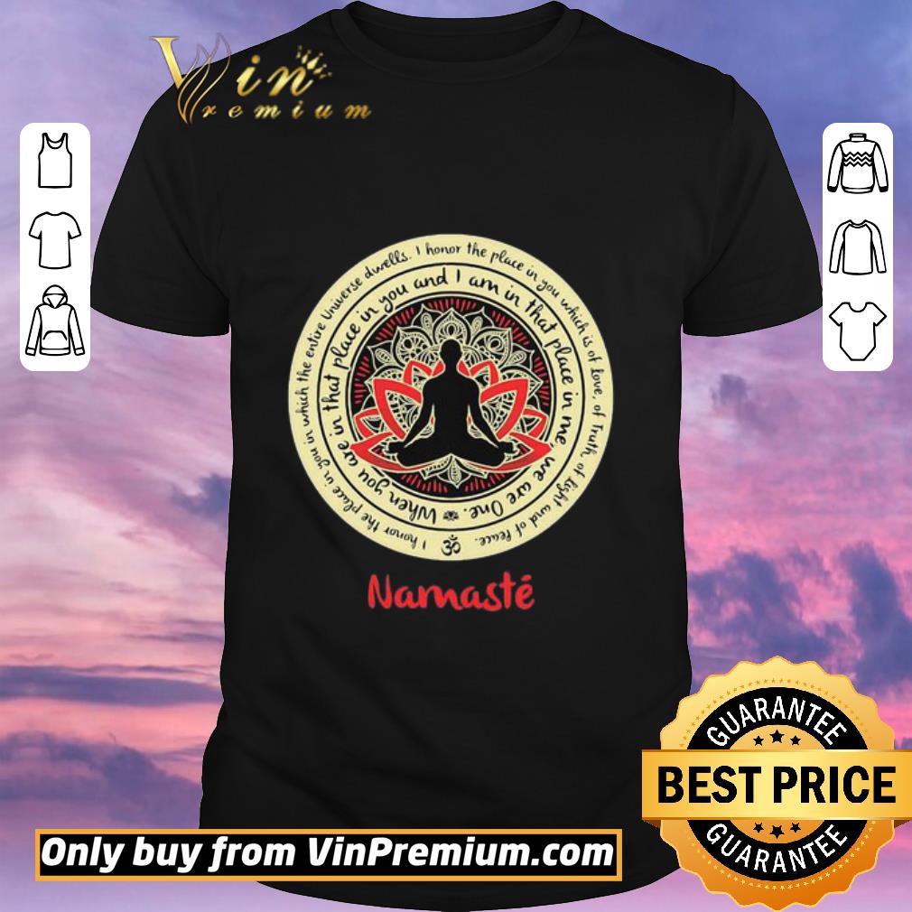 Premium When you we in that place in you and I am in that place in me we are one shirt sweater