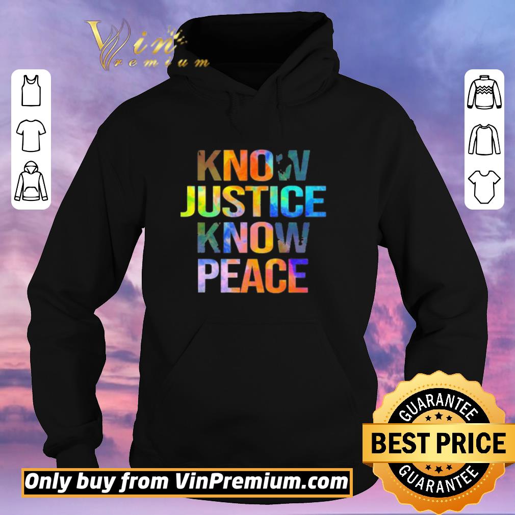 2481e501 awesome lgbt know justice know peace shirt 4 - Awesome LGBT Know justice know Peace shirt