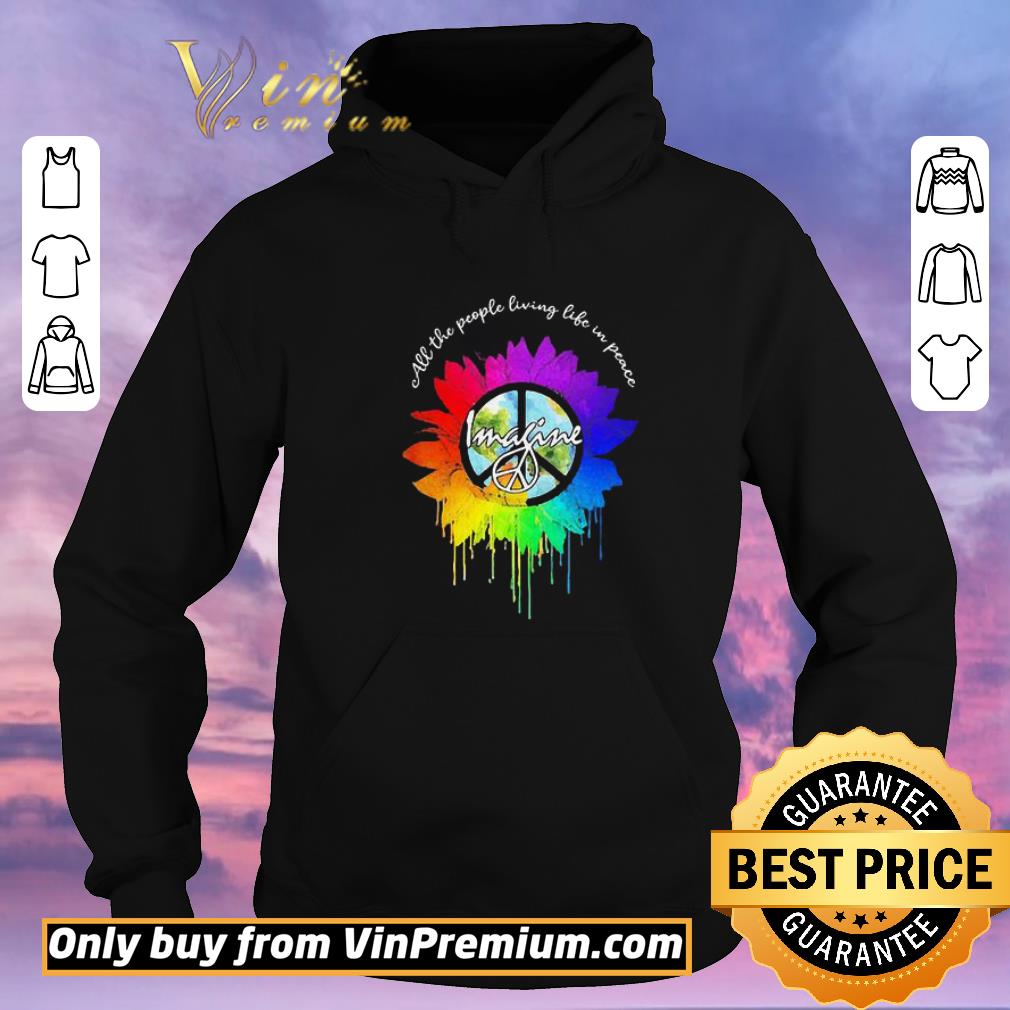 2a45cfef premium hippie all the people living life in peace imagine lgbt shirt sweater 4 - Premium Hippie All the people living life in peace imagine LGBT shirt sweater