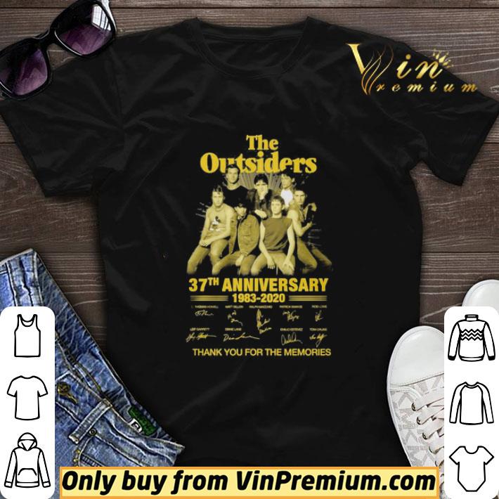 The Outsiders 37th anniversary 1983 2020 thank You for the memories signatures shirt sweater