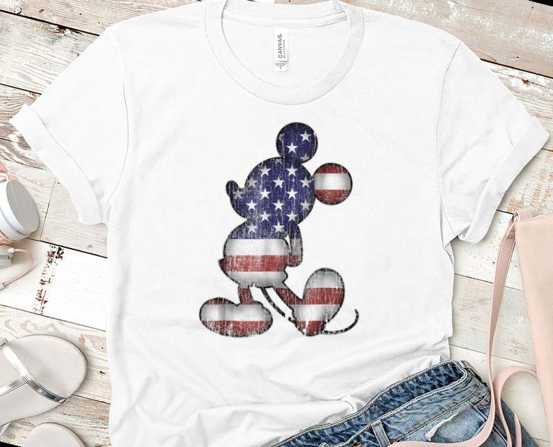 Awesome Disney Americana 4th Of July Mickey Mouse Shirt