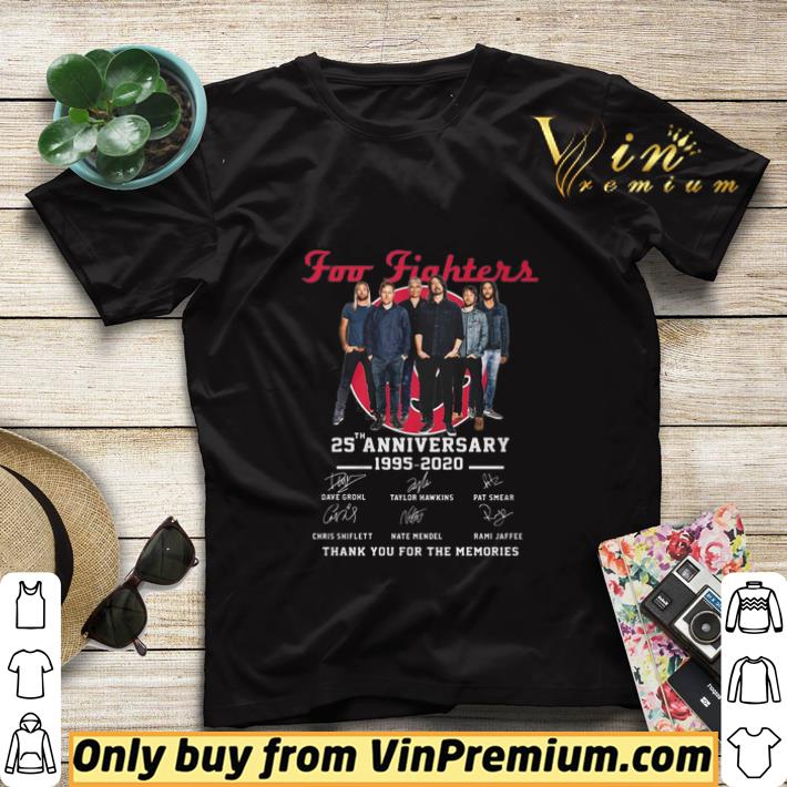 Foo Fighters 25th Anniversary 1995 2020 Thank You For The Memories shirt sweater 30d9c511 foo fighters 25th anniversary 1995 2020 thank you for the memories shirt sweater 4 - Foo Fighters 25th Anniversary 1995 2020 Thank You For The Memories shirt sweater