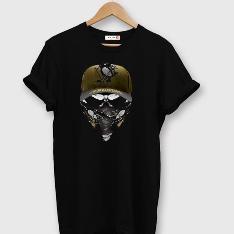 Nice Skull Face Mask Pittsburgh Penguins Shirt