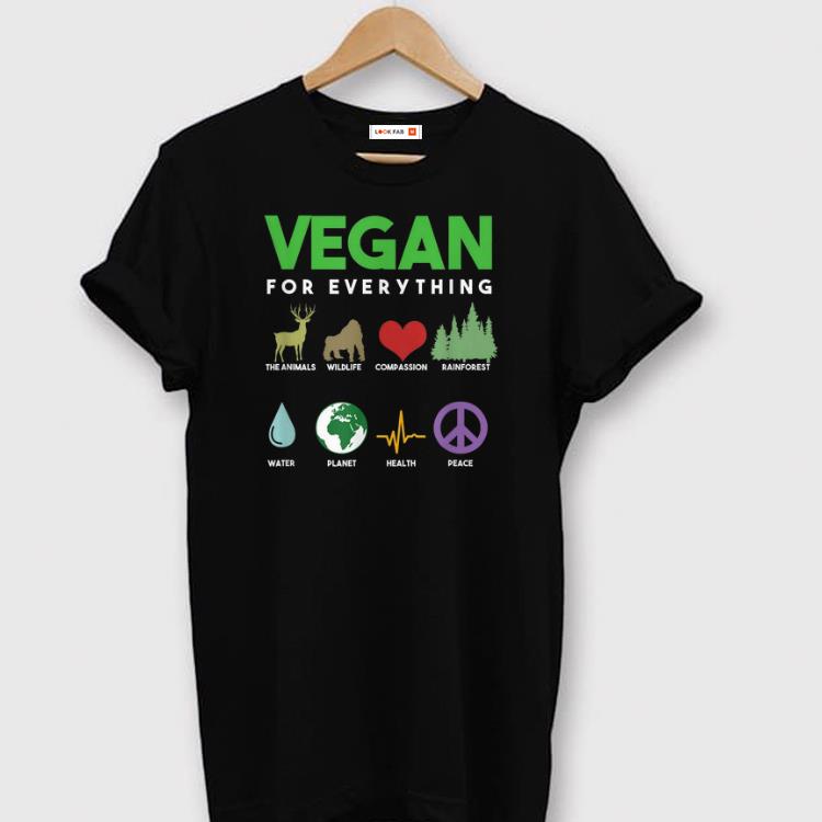 Premium Vegan For Everything Organic Lover Vegetarian People Shirt