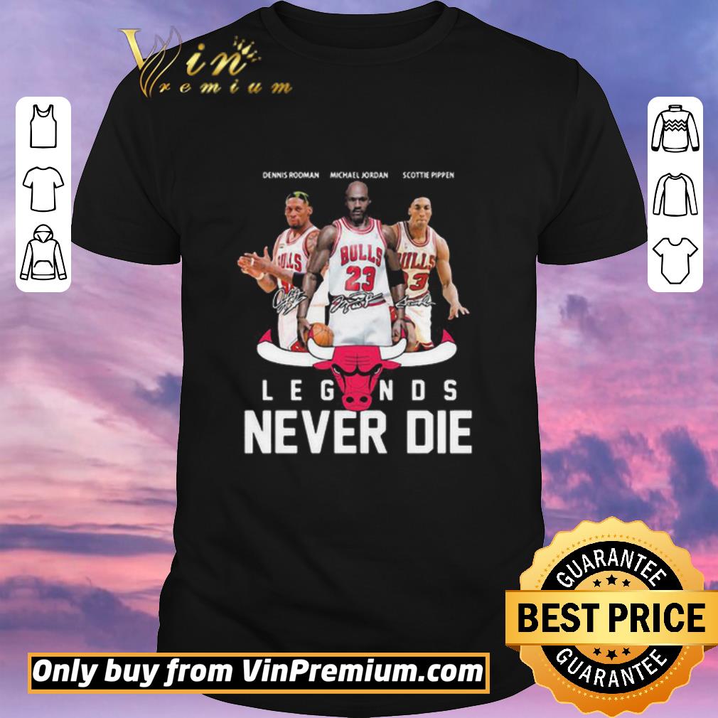 Hot Chicago Bulls Dennis Rodman Michael Jordan Scottie Pippen Signatures shirt sweater
