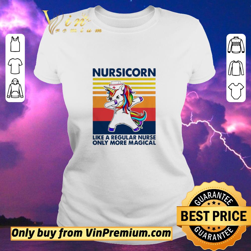Nice Nursicorn Like A Regular Nurse Only More Magical Vintage shirt sweater