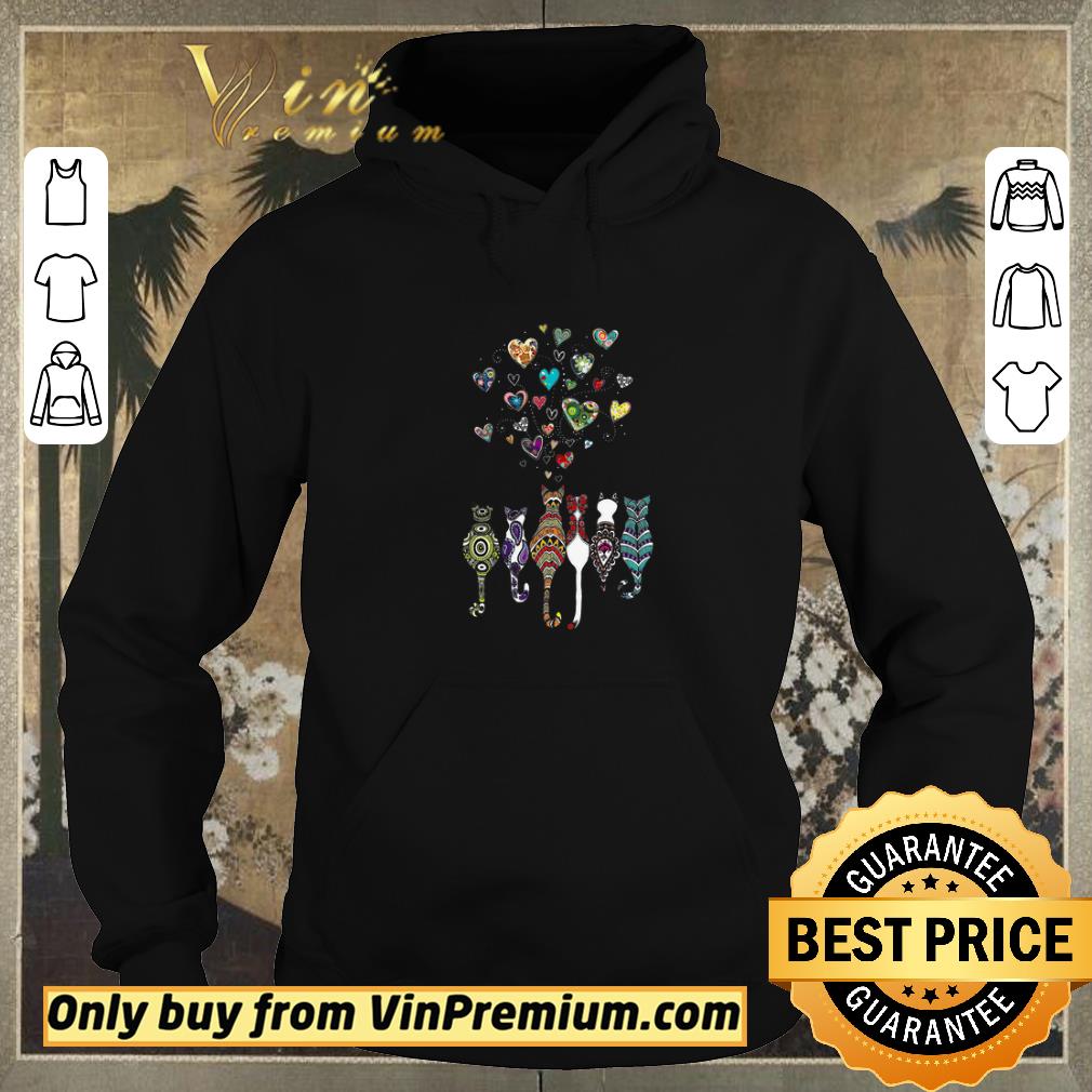 35fe3b87 premium heart cats bug art shirt sweater 4 - Premium Heart Cats Bug Art shirt sweater